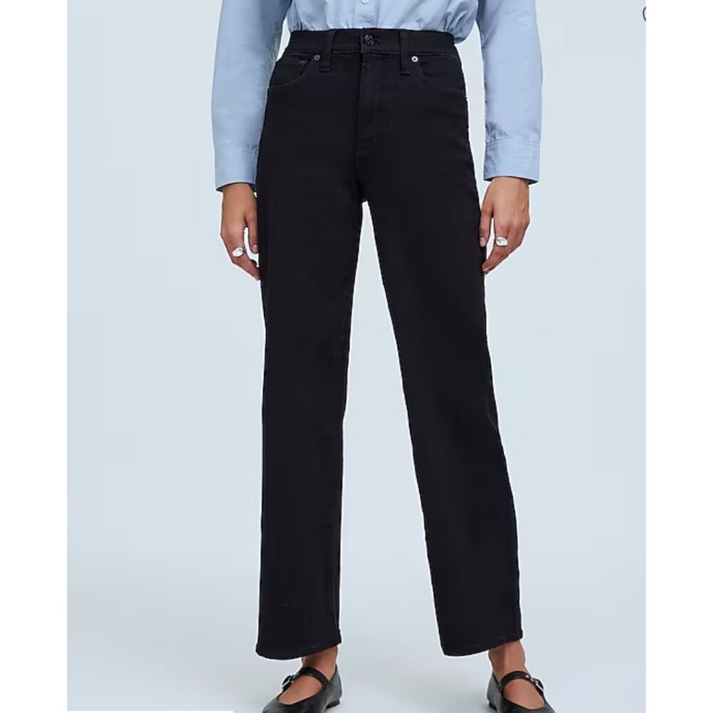 Madewell Black Flare & Wide Leg Jeans